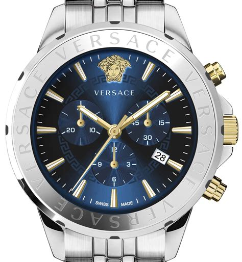 versace vev6006/19|Versace VEV600619 Signature Chronograph Herrenuhr 44mm .